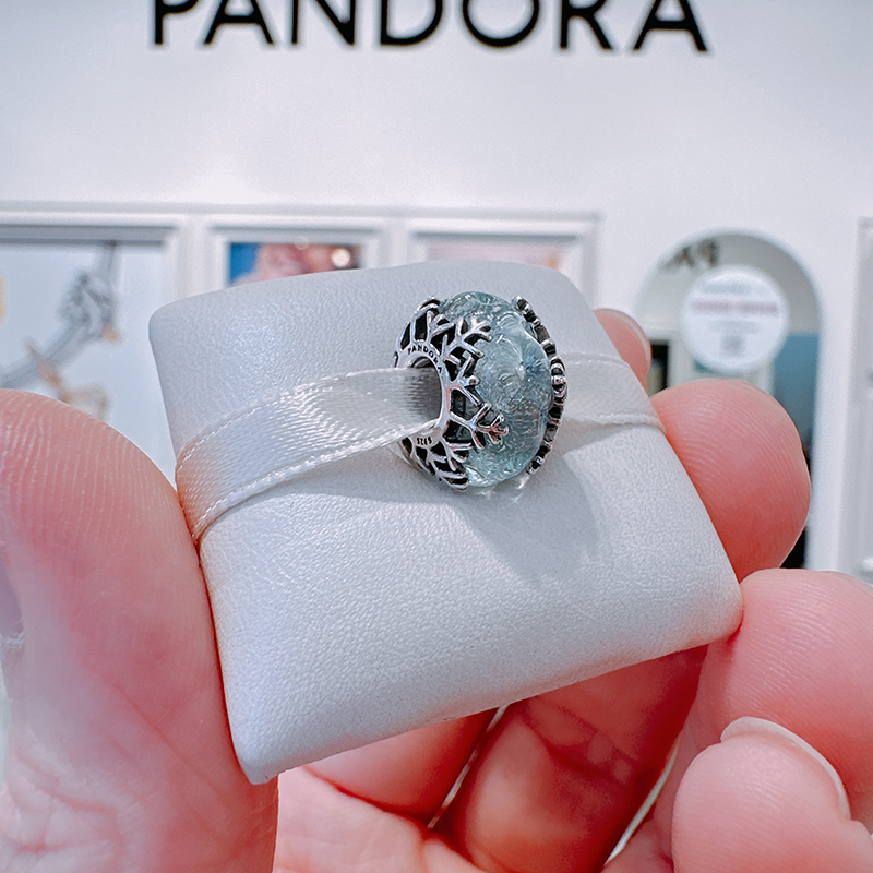 Pandora Snow Blue Realm Beads Ice Blue Hollow Snowflake Loose Beads 792377C00 Bracelet Beads Pandora Snow Blue Realm Beads Ice Blue Hollow Snowflake Loose Beads 792377C00 Bracelet Beads