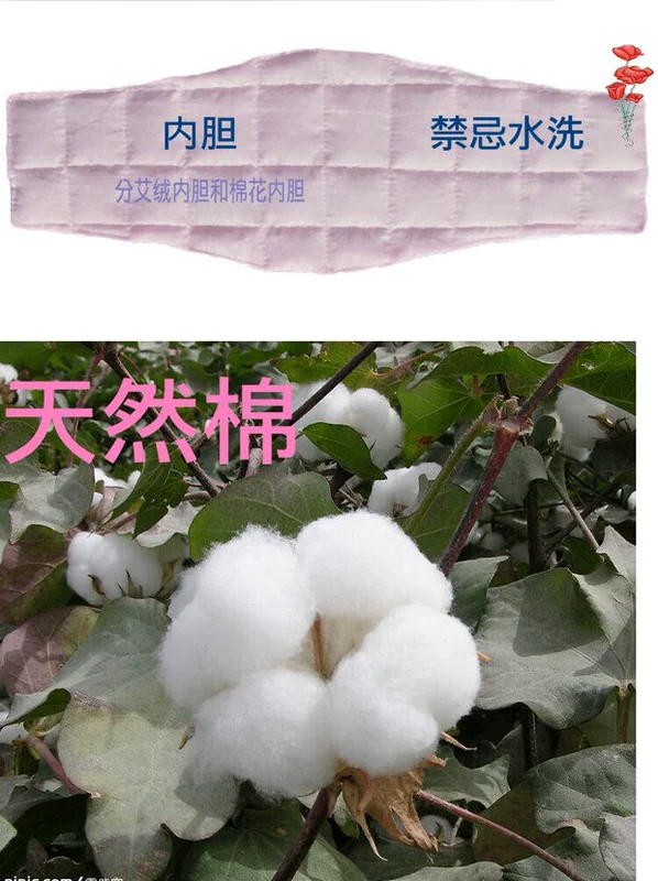 Phụ nữ người lớn cotton Ai Mian bảo vệ bụng eo điều hòa nhà giữ ấm bụng bảo vệ bụng bụng chống lạnh