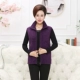 Kích thước lớn mẹ tải vest lông cừu trung niên phụ nữ mùa xuân và mùa thu bắt thời trang nữ cao cấp