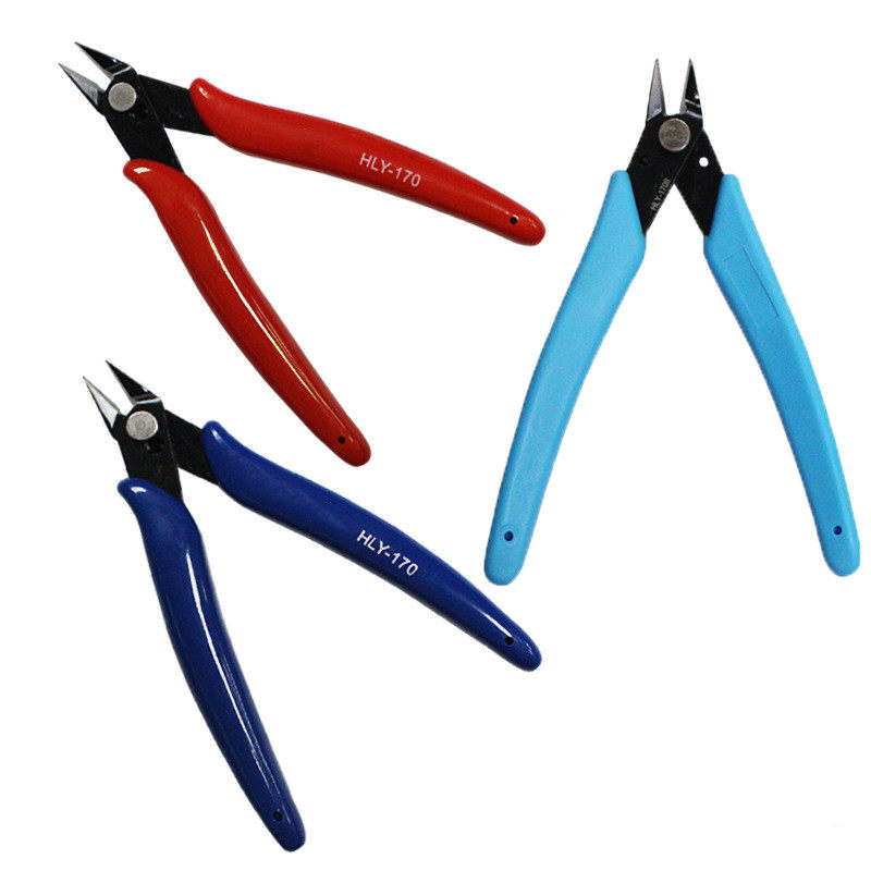 170 Electronic scissors Ruyi oblique mouth pliers Oblique mouth pliers Mini pliers Water mouth pliers Model plastic pliers Pointed mouth pliers