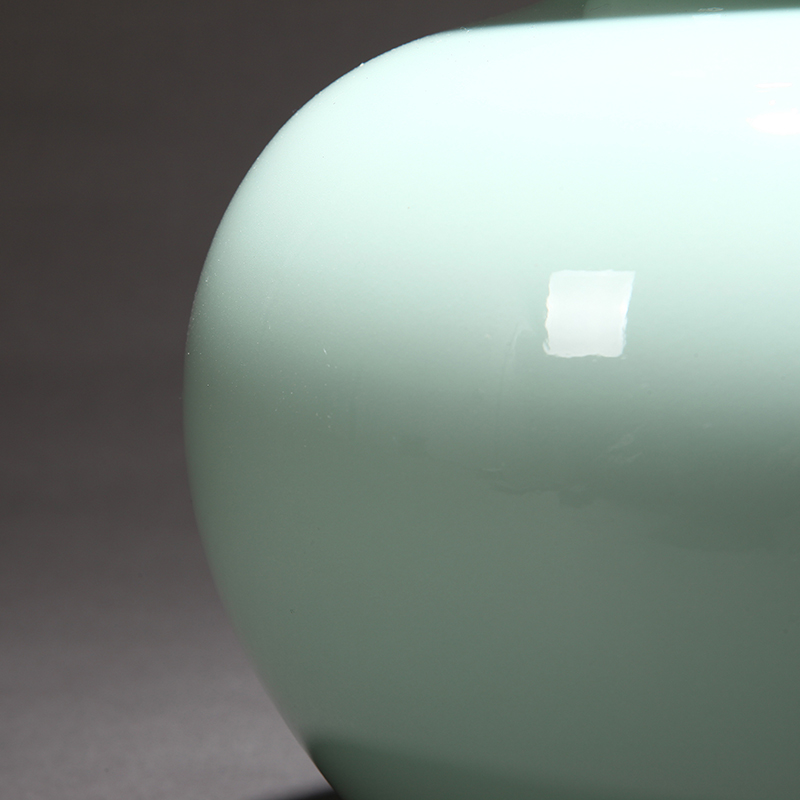 Jingdezhen ceramics celadon vase furnishing articles home creative fashion handicrafts gourd sitting room adornment