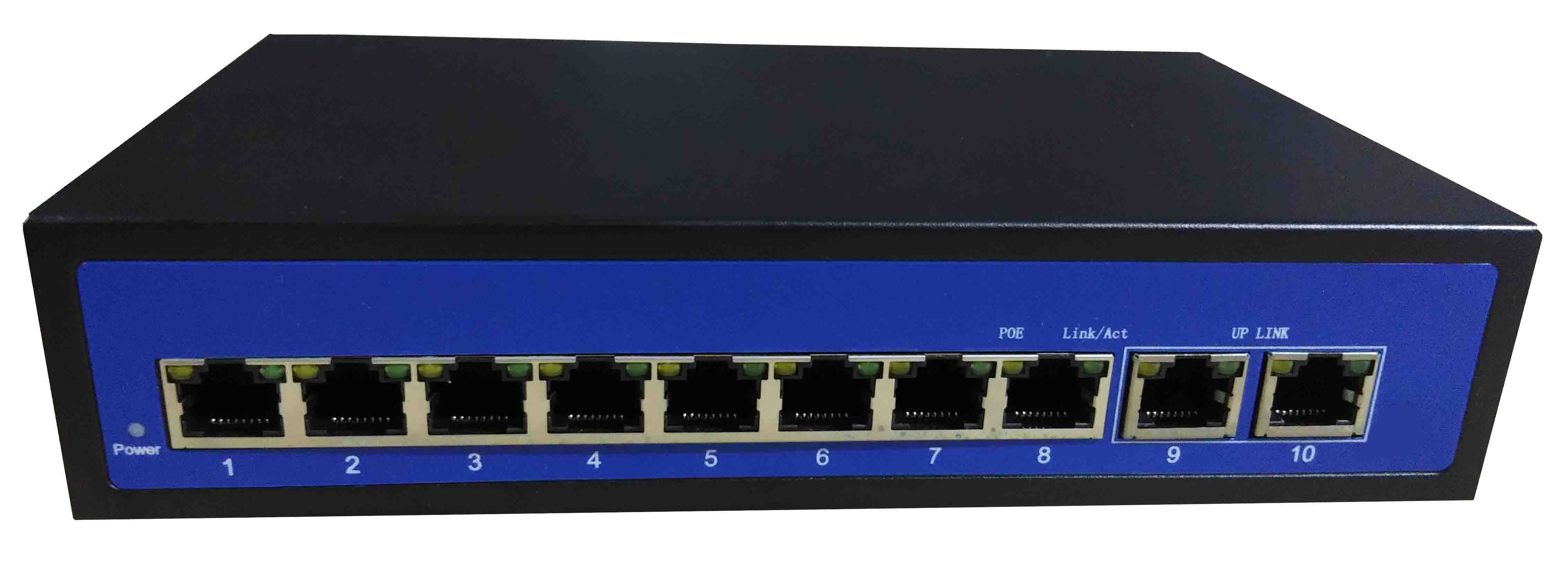 Non-Label 8 2POE Switch Power Supply Optional Voltage 9V12V15V18V24V32V36V48V52V