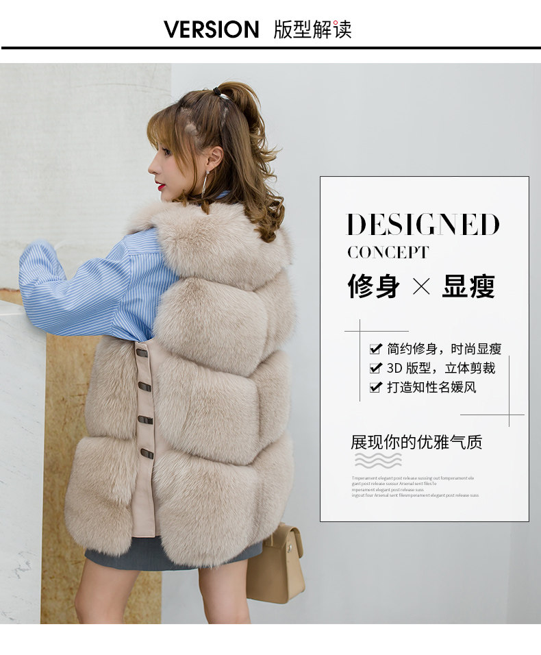 Manteau de fourrure femme - Ref 3172811 Image 12