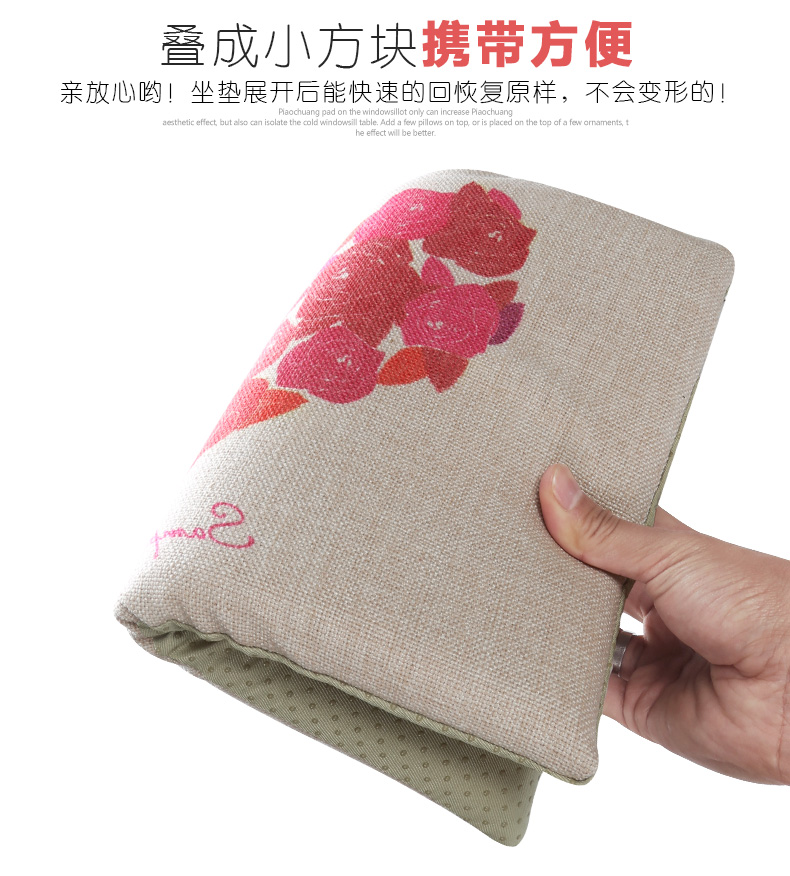 Bộ nhớ bọt lanh giả in sinh viên lớp học ghế đệm pad không trượt mat dễ thương phim hoạt hình đệm rắm đệm pad - Ghế đệm / đệm Sofa đệm lót ghế