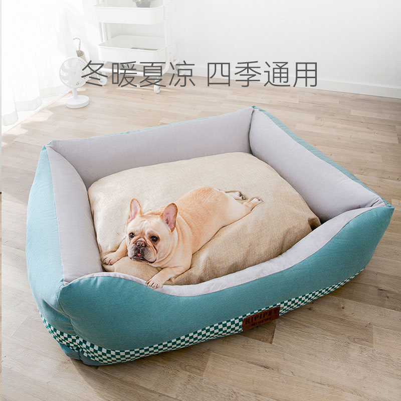 Dog Nest All Season Universal Small Dogs Teddy Bib Bears for Firewood Dog Spring Summer Style Pet Kennel Bed Pet Supplies