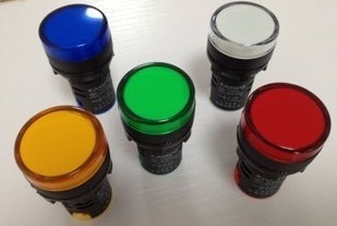 APT Button signal Light AD16 - 22D S Solid color LED indicator red blue yellow green white