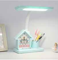 LED Table Light LightsDesktop Students Alarm Clock Showback Bedroom Dormitory Plug-in CardsBedroom Light Town Light