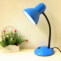 Metal table lamp eye guarding desk student desk bedroom bed bedside creative plug - in LED bulb lamp E27 screw
