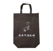 Non-woven six-character Buddha tote bag Environmental protection tote bag strong and durable Unlimited