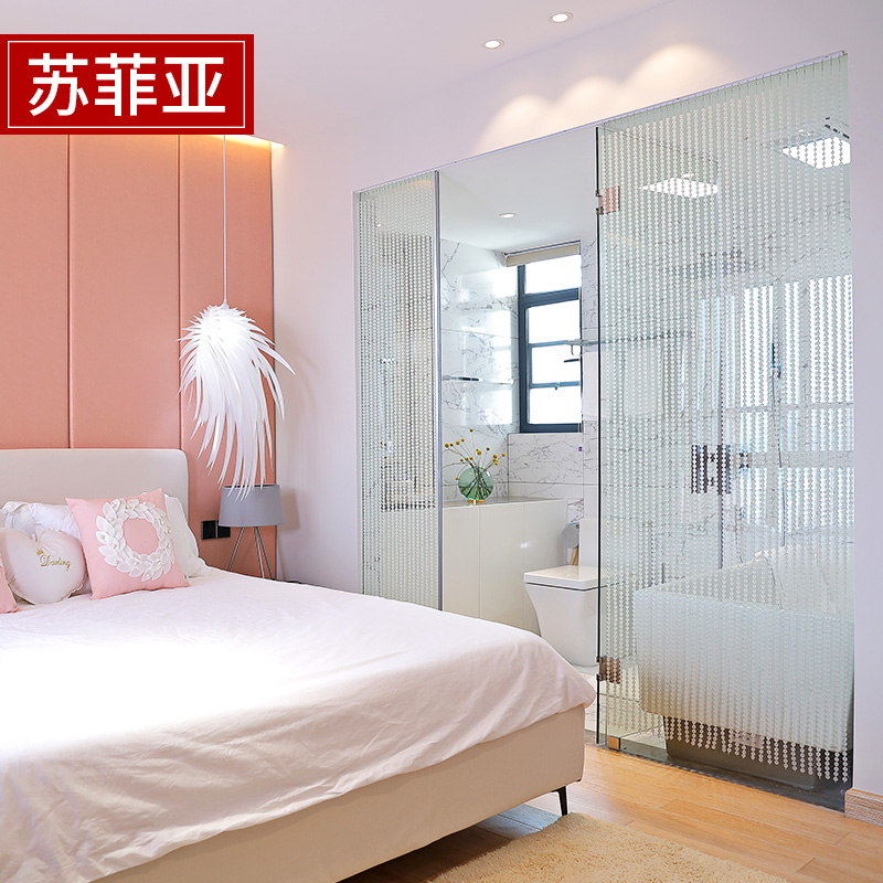 Sufia Beads Curtain Crystal Partition Window Living-room Finished Bedroom Hyun Guan Gate Curtain Makeup Room Aisle New hanging curtain