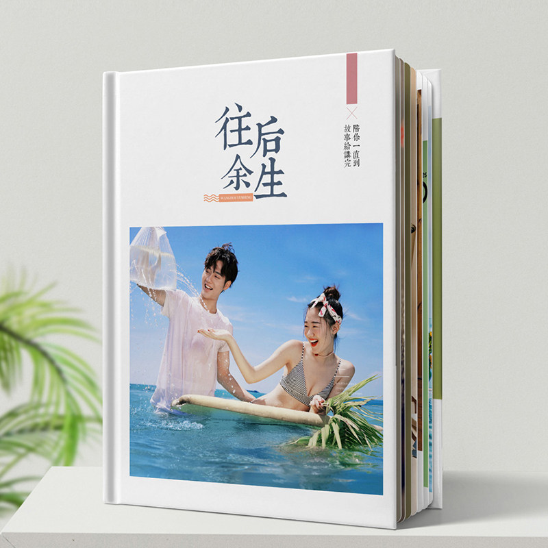 Customized album diy manual memorandum photo book photo into book couple photo wash photo print