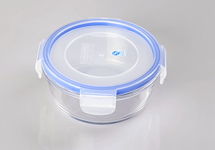 Le Meiya hộp ăn trưa bằng kính cường lực Lò vi sóng chịu nhiệt Hộp kín có nắp Bento hộp giòn lớn - Hộp cơm điện sưởi ấm hộp cơm cắm điện magic korea