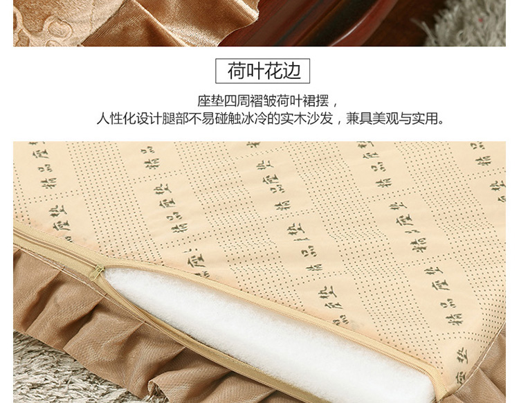 Đặc biệt cung cấp dày đơn đôi đôi ba mảnh kết hợp màu đỏ rắn sofa gỗ đệm đệm đệm chống trượt có thể tháo rời và có thể giặt thảm lông trải ghế sofa