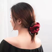 Money Real 100% mulberry silk real silk hair ring