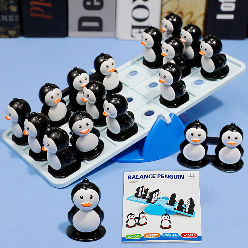 New Year's gifts logic Thinking training Penguins dedicated to parent-child interaction Puzzle Force Children Toys 3-year 4 old 4 Boys