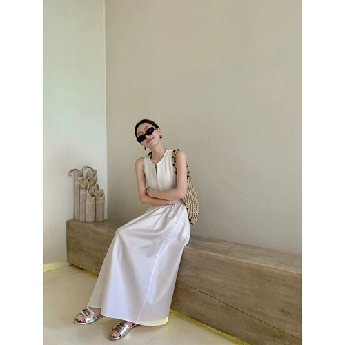 Платье без рукавов без рукавов, делается под заказ, французский стиль, изысканный стиль