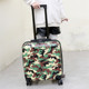 20-inch trolley case ເດັກນ້ອຍ summer camp training camouflage suitcase short-term travel universal wheel silent suitcase