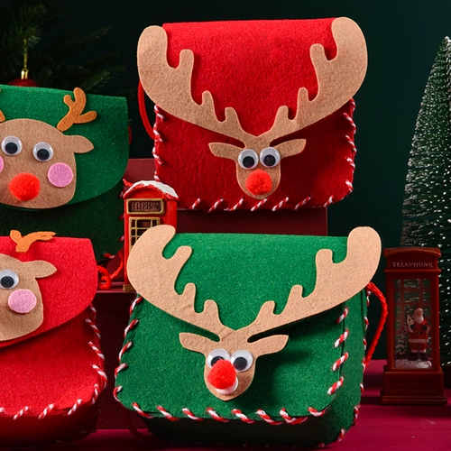 Рождественский подарок ручной работы DIY Cartoon Cartoond рюкзак творческий детский сад детские материалы рождественские украшения