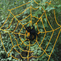 Halloween spider web spider silk spider cotton simulation fake spider haunted house bar scene arrangement horror props