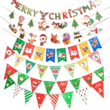 Рождественское украшение Новый год весенний фестиваль Lahua La Флаг Флаг рождественская елка сцены сцены флаг волны висячи