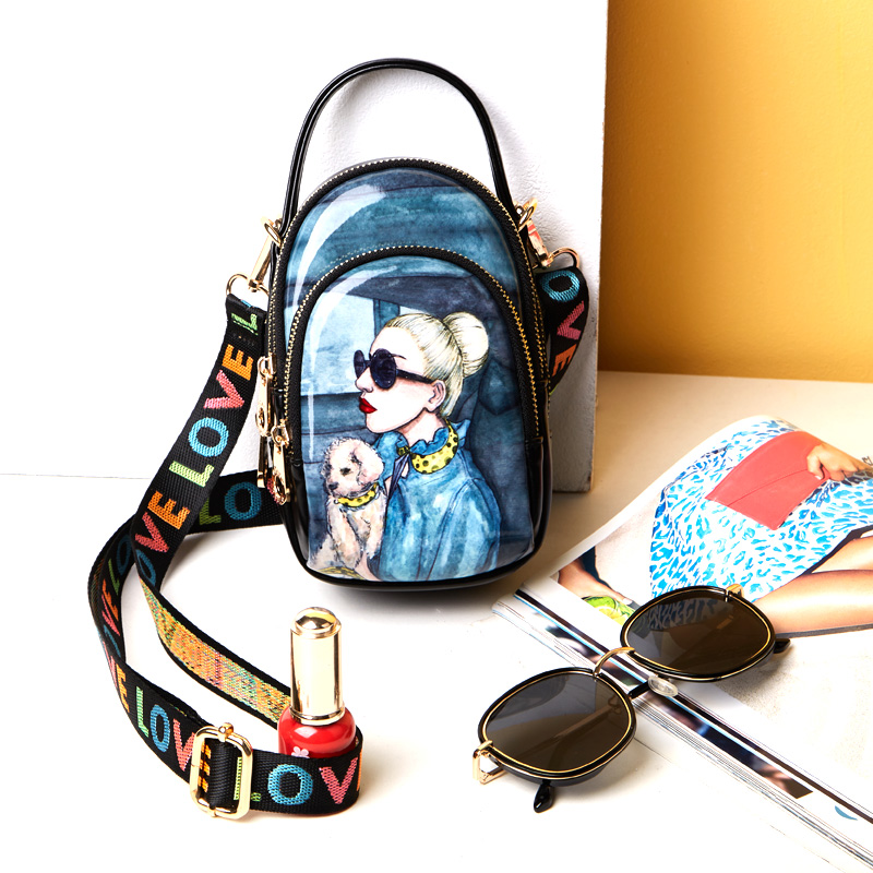 Summer mobile phone bag girl 2020 new cute vertical mini bag fashion bag with change net red bag