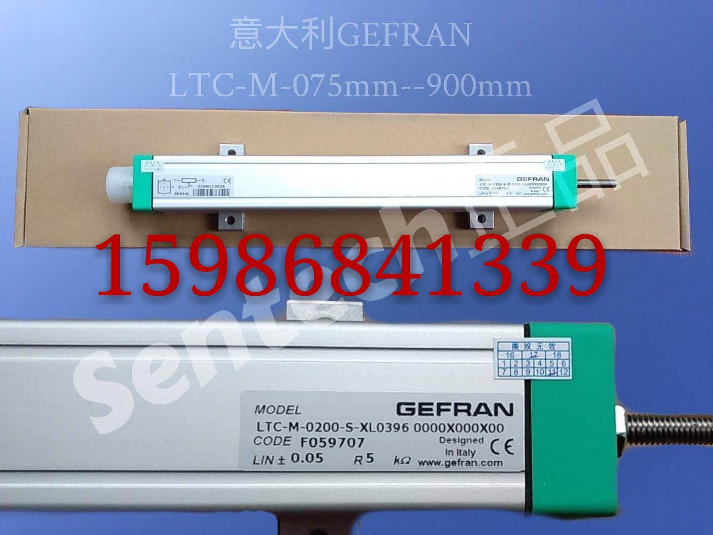 GEFRAN Jeffron Electronic Ruler LTC-M-0225-S 0250 0275 0300 0350 0375 0400