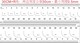 고정밀 필름 눈금자, 유연한 투명 눈금자, 양면 맞춤형 눈금, 최소 눈금은 0.1mm0.5mm입니다.