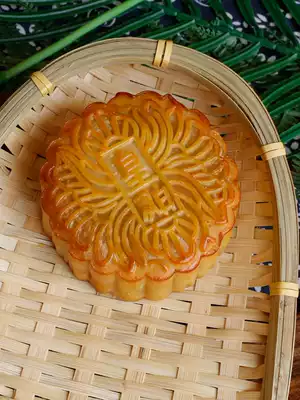 Cantonese double yellow pure white Lotus Seed paste Egg Yolk Mooncake bulk Guangzhou Emperor Emperor Restaurant Guangdong multi-flavor Dim sum cake
