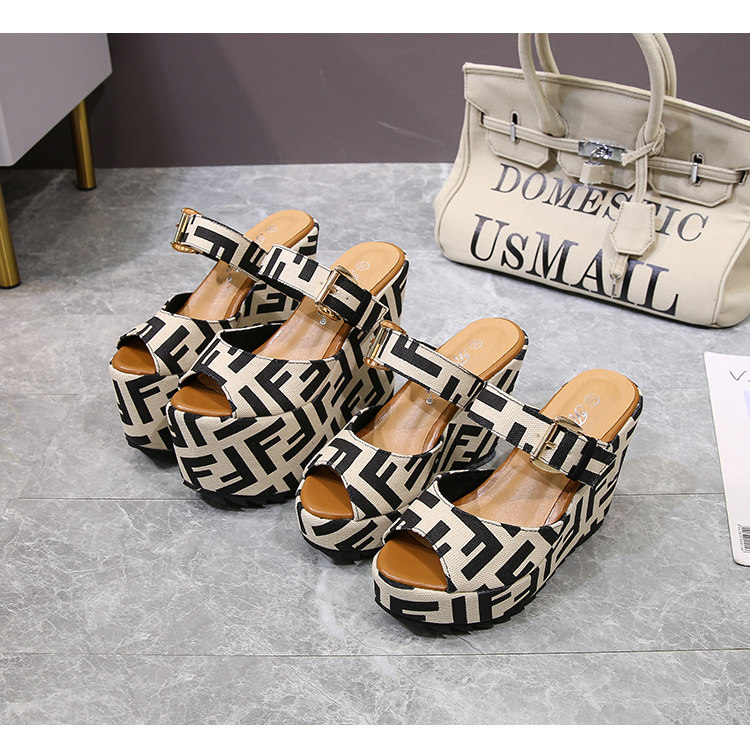 Sandal cao gót nữ hở mũi đế xuồng 11 cm — Đen 10cm, Đen 12cm, Đen 15cm chi tiết 15