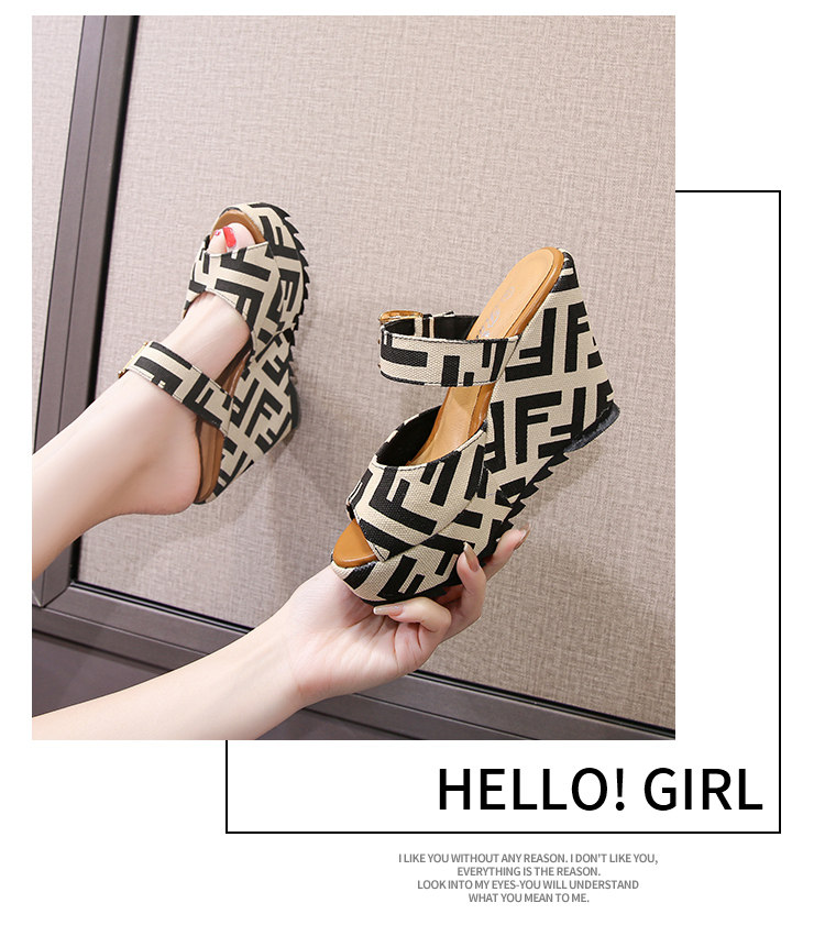 Sandal cao gót nữ hở mũi đế xuồng 11 cm — Đen 10cm, Đen 12cm, Đen 15cm chi tiết 14
