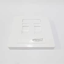 Amphingli Office Hotel Home Socket Interface Landline Phone Crystal Head Network Module Double Panel