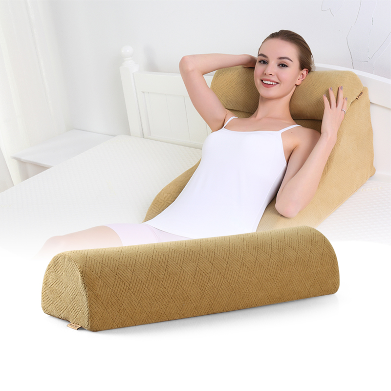 Love boat with bed support small semi-circular pillow memory cotton cervical pillow recliner pillow cushion leg pillow waist support