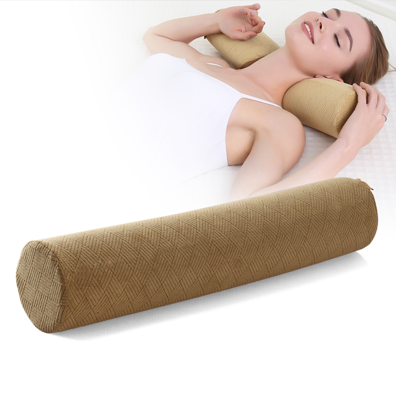 Slow Rebound Memory Cotton Cylindrical Pillow Cervical Spine Pillow Round Pillow Round Candy Pillow Cervical Spine Special Memory Pillow