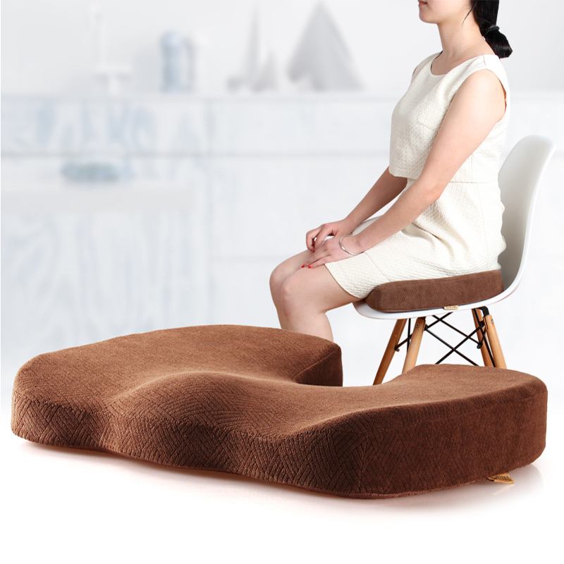 Office cushion for long sitting not tired thickened chair cushion car seat cushion memory cotton student cushion butt cushion chair cushion