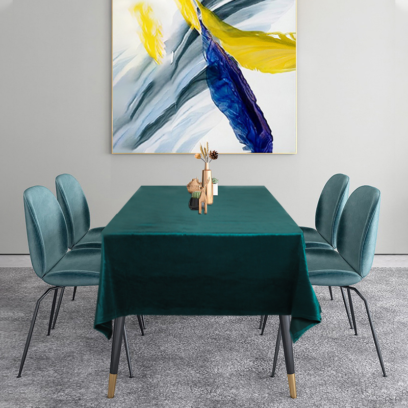 Italian velvet tablecloth Coffee table cloth Dining table cloth Rectangular coffee table mat Modern simple Nordic table cloth