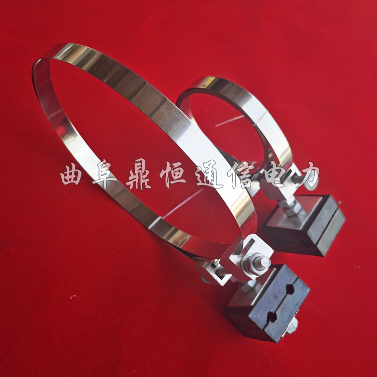Leading down clamp lever with tower with lead wire clamp ADSS optical cable fixing clamp adss optical cable gold with power