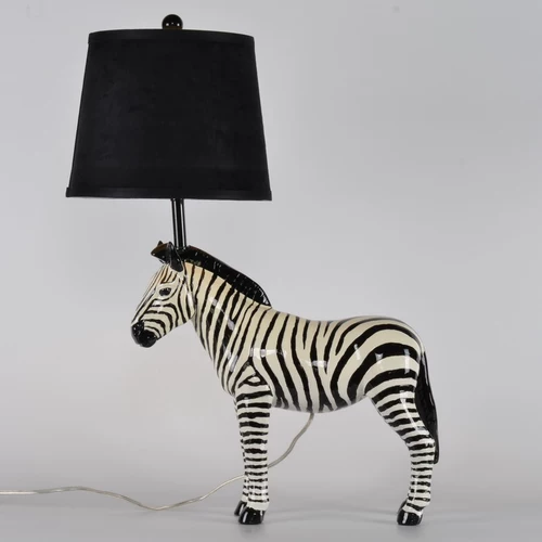 Настольная лампа, фонарь для кровати для спальни для гостиной, дизайнерская зебра для мальчиков