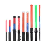 Командовая команда Stick Road Warning Signing Grading Рука с словесными картами Красная и синяя взрывная флэш -индикатор индикатор