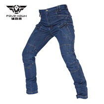 Archon outdoor X7 tactical jeans men wide spring and autumn summer thin slim fit outdoor stretch multi-pocket trousers