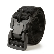 Outdoor belt Tactical belt Mens casual multifunction Magnetic buckle head belt Canvas Belt