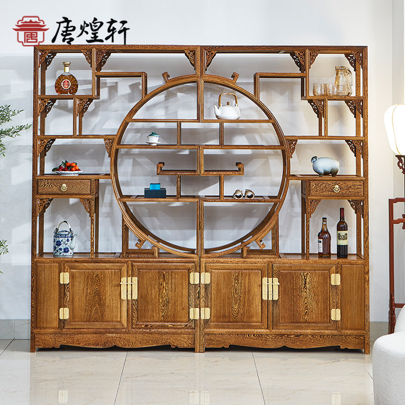 新中式美学典范:鸡翅木博古架,打造家居艺术品展示区!-红木博古架-淘宝好物网