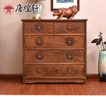 Mahogany furniture chicken winged wood cabinet antique bedroom drawers cabinet solid wood drawer cabinet home storage locker