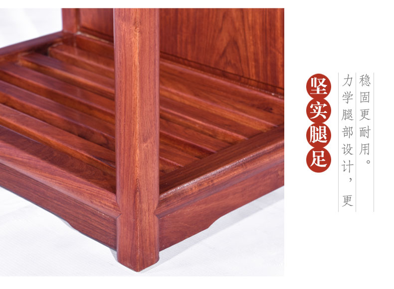 Căn hộ nhỏ bếp cảm ứng bàn cà phê gỗ gụ nội thất gỗ hồng mộc Miến Điện Trung Quốc bên tủ gỗ rắn tủ lưu trữ tủ trà - Bàn trà bộ bàn ghế gỗ phòng khách nhỏ giá rẻ
