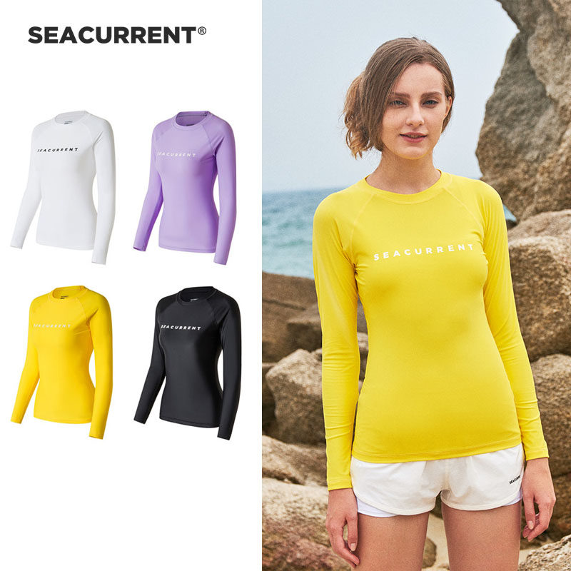 SEACURRENT LADY BASIC Round Collar Sunscreen Jellyfish snorkeling water sports inwind swimsuit