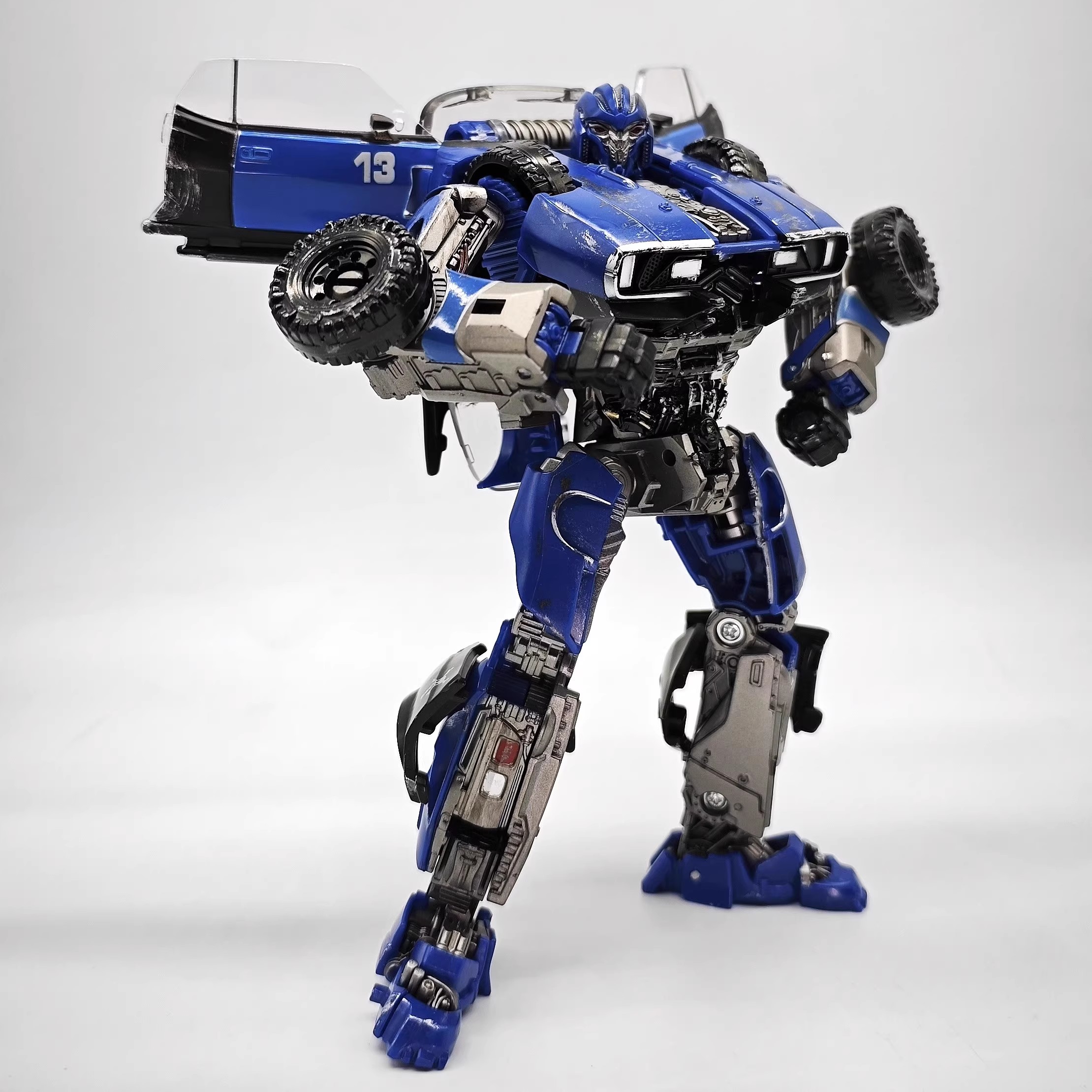 New edition.TW Blue Warrior rebound ball Autobot model