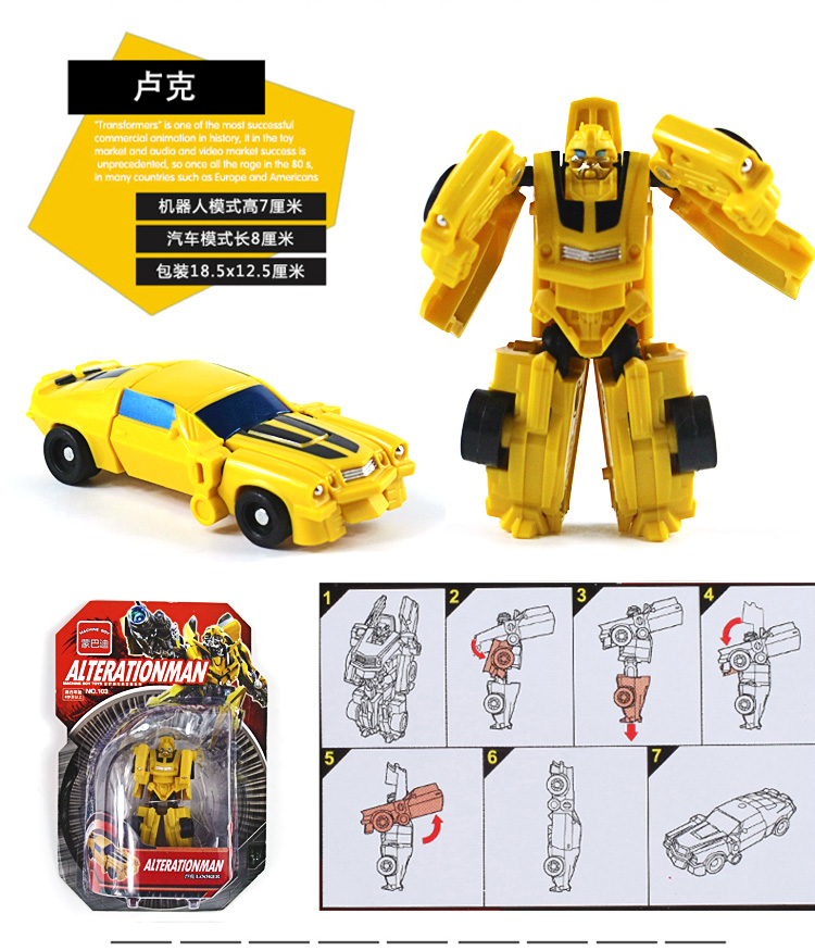 Mini Pocket Đồ chơi biến dạng nhỏ King Kong 4 Xe Hornet Optimus Robot Model Mombaddi Chính hãng - Gundam / Mech Model / Robot / Transformers bộ đồ chơi gundam