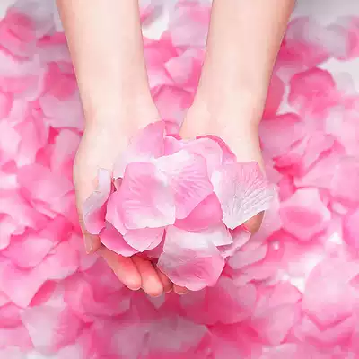 Marriage non-woven simulation nine rose petals romantic confession marriage proposal wedding room decoration wedding hand flower petals