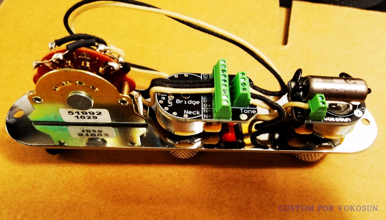 Fanta TL upgrade line CTS potentiometer guitar line with high frequency lifting circuit welding-free