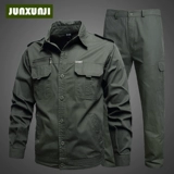 Хлопковый летний тонкий износостойкий камуфляжный комбинезон, защита от ожогов