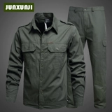 Хлопковый летний тонкий износостойкий камуфляжный комбинезон, защита от ожогов